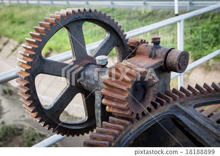 old rust gear of sluice old rust gear of sluice 18188899