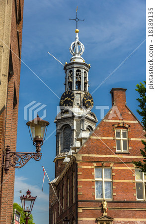 View of Munttoren, a tower in Amsterdam View of Munttoren, a tower in Amsterdam 18189135
