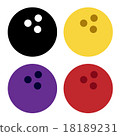 Vector illustration of bowling ball 18189231