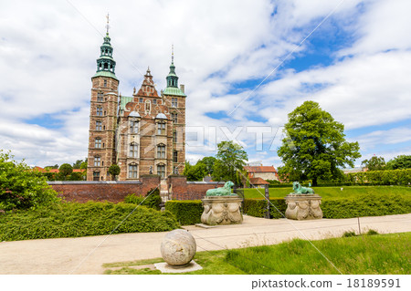 Entrance to the Rosenborg Castle in Copenhagen Entrance to the Rosenborg Castle in Copenhagen 18189591