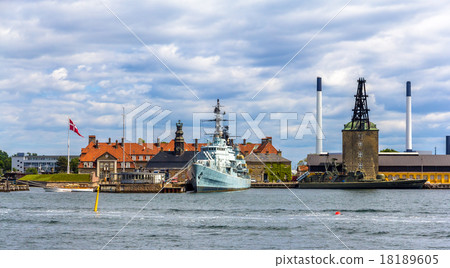 Holmen naval base in Copenhagen - Denmark 18189605