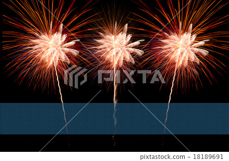 Firework celebration on dark background. Firework celebration on dark background. 18189691