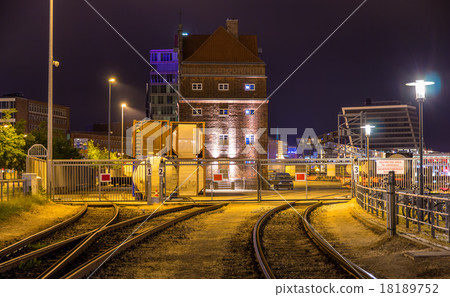 Railway to Kiel seaport - Germany 18189752
