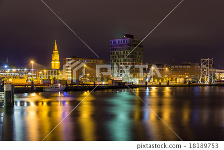 View of Kiel seaport - Germany, Schleswig-Holstein View of Kiel seaport - Germany, Schleswig-Holstein 18189753