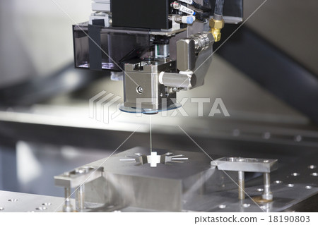 CNC wire cut machine cutting mold parts CNC wire cut machine cutting mold parts 18190803