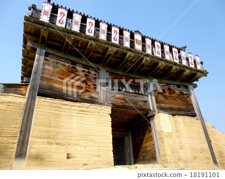 The western gate of Onino castle The western gate of Onino castle 18191101