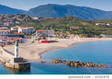 Lighthouse tower in Port of Propriano,Corsica Lighthouse tower in Port of Propriano,Corsica 18191870