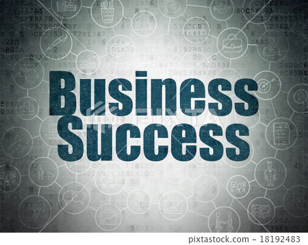 Finance concept: Business Success on Digital Paper 18192483