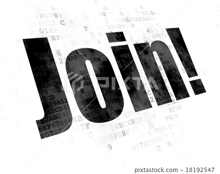 Finance concept: Join! on Digital background Finance concept: Join! on Digital background 18192547