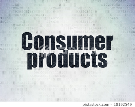 Finance concept: Consumer Products on Digital Finance concept: Consumer Products on Digital 18192549