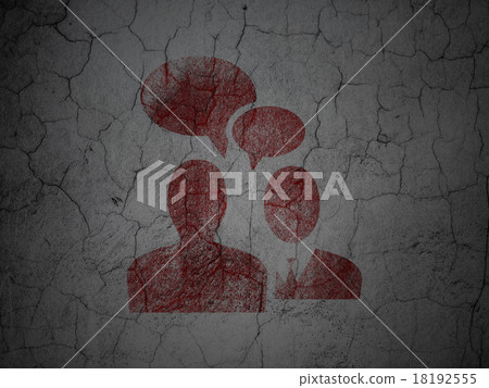 Finance concept: Business Meeting on grunge wall 18192555