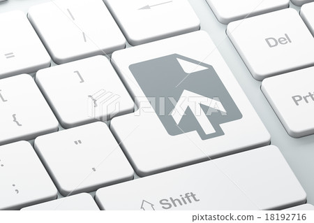 Web development concept: Upload on computer 18192716