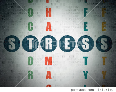 Medicine concept: Stress in Crossword Puzzle Medicine concept: Stress in Crossword Puzzle 18193150