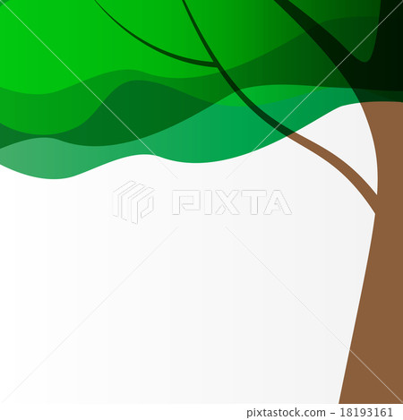 Beautuful Tree Background Vector Illustration - Stock Illustration ...