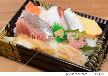 Delicious chirashi sushi Delicious chirashi sushi 18193480