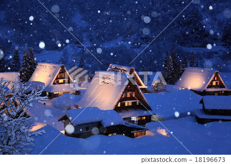 在冬天點亮Gokayama菅沼區 18196673