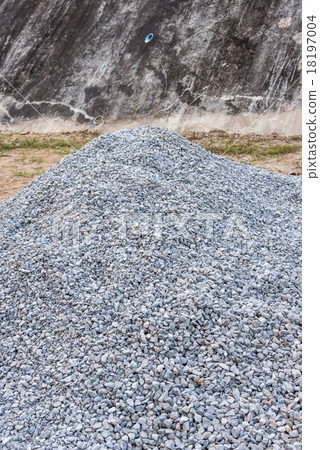 Pile of construction rock Pile of construction rock 18197004