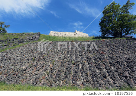 Nihonmatsu Castle Holes堆積石垣和Tensouchi 18197536
