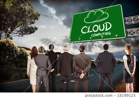 Composite image of business team Composite image of business team 18199125