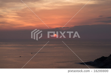 sunset evening at phuket islands thailand 18200800