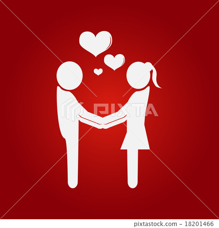 Couple symbol, Marry me illustration 18201466
