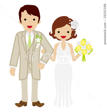Wedding Couple - Gender - Bob Hair Wedding Couple - Gender - Bob Hair 18202398