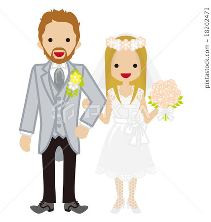 Wedding Couple - Gender - Wreath 18202471