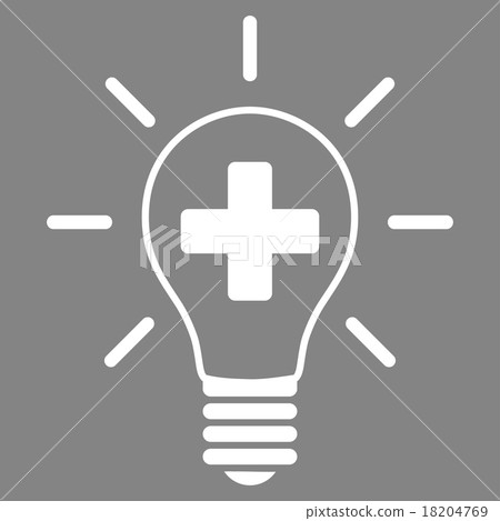 Creative Medicine Bulb Icon 18204769