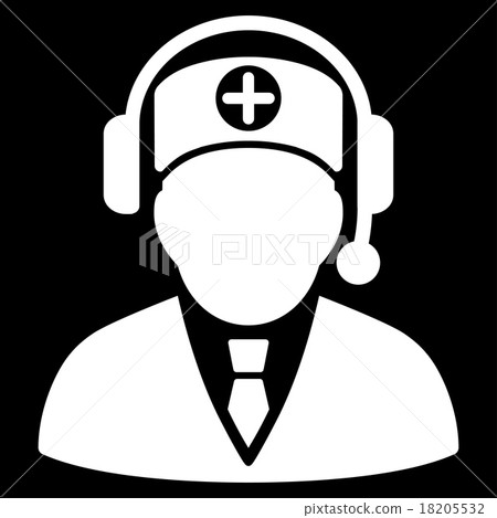 Medical Operator Icon-插圖素材 [18205532] - PIXTA圖庫