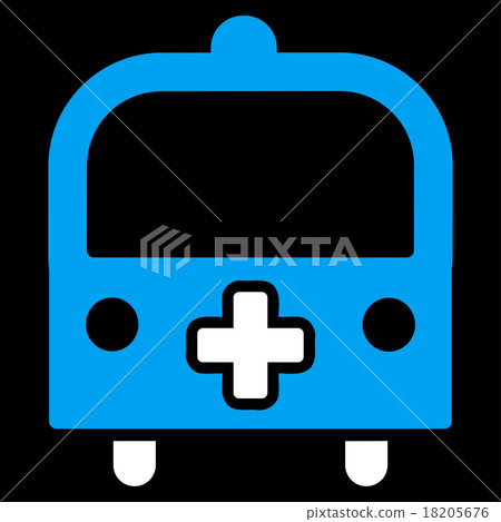 Medical Bus Icon - Stock Illustration [18205676] - PIXTA