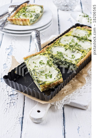 Mozzarella Spinach Tarte 18206565