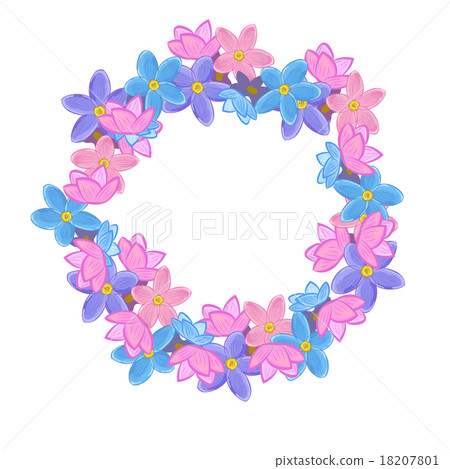 Floral wreath Floral wreath 18207801