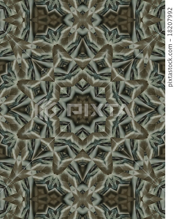Brown Ethnic pattern. Abstract kaleidoscope Brown Ethnic pattern. Abstract kaleidoscope 18207992