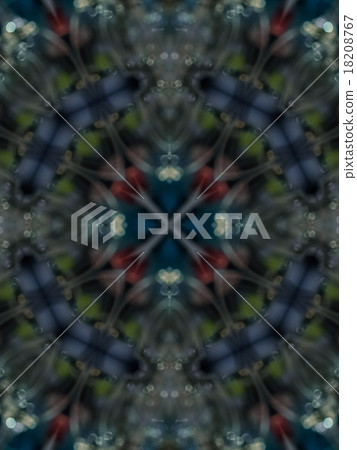 Brown Ethnic pattern. Abstract kaleidoscope Brown Ethnic pattern. Abstract kaleidoscope 18208767