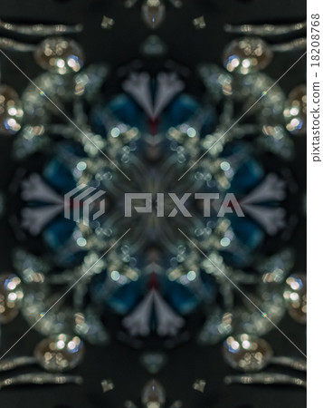 Brown Ethnic pattern. Abstract kaleidoscope 18208768