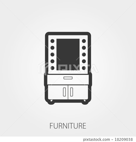 Simple Household Web Icons: Furniture Simple Household Web Icons: Furniture 18209038