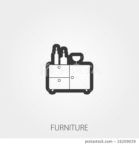 Simple Household Web Icons: Furniture 18209039