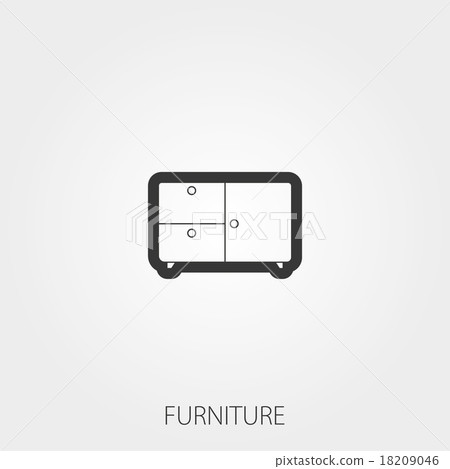 Simple Household Web Icons: Furniture 18209046