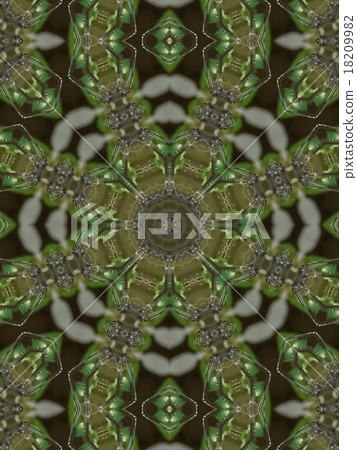 Brown Ethnic pattern. Abstract kaleidoscope Brown Ethnic pattern. Abstract kaleidoscope 18209982