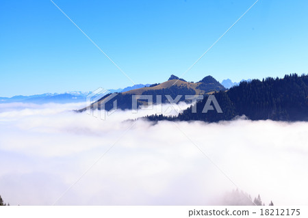 Panoramic view in the Kaiser mountains in Tirol 18212175