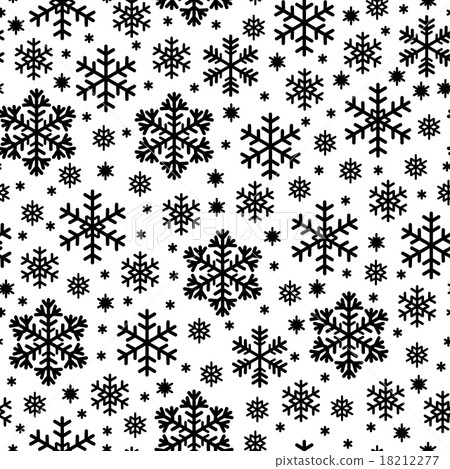 Snowfall seamless pattern 18212277