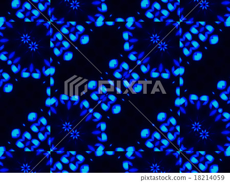 Light blue kaleidoscope background 18214059