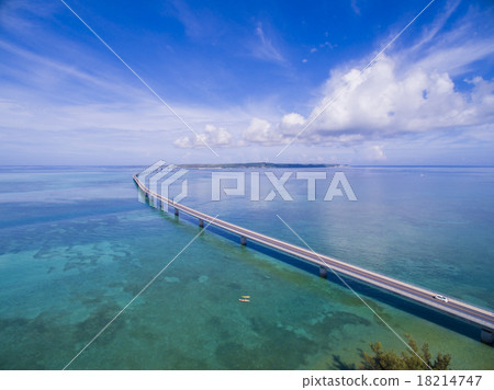 Miyakojima Irabu Ohashi Aerial photograph 18214747