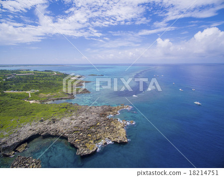 Miyakojima Shiratori Cape Aerial shooting Miyakojima Shiratori Cape Aerial shooting 18214751