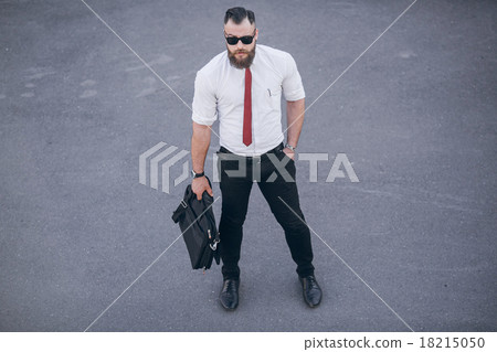 business man outside business man outside 18215050