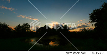 Beautiful sunset 18215335