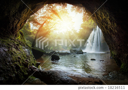haew suwat waterfalls in khao yai national park haew suwat waterfalls in khao yai national park 18216511