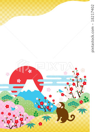 新年的卡片模板 新年的卡片模板 18217402