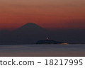 Mount Fuji at dusk 18217995