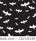 Halloween bat black background 18218140